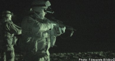 Swedish troops under fire in Afghanistan