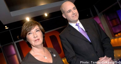 Women prefer Reinfeldt over Sahlin