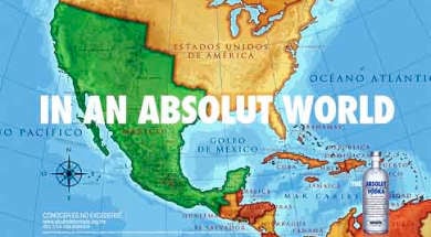 Mexico reclaims California in Absolut Vodka advert