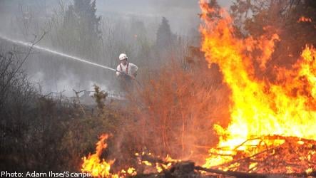 Forest fires ‘out of control’ in western Sweden