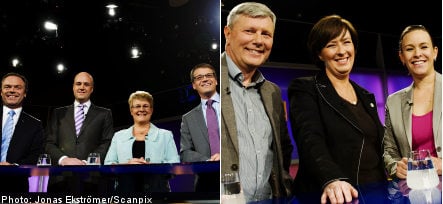 Crisis and EU dominate party leader debate