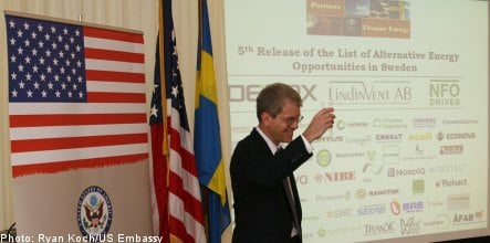 US embassy expands ‘A-List’ of Swedish clean tech firms