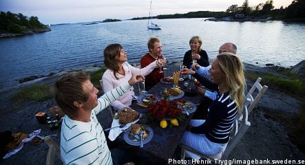 August in Sweden: drinking shots, sinking ships and stinking fish