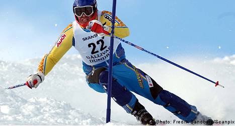 Sweden grabs slalom bronze