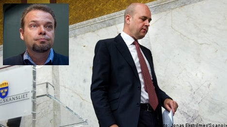 Littorin affair hits voter confidence in Reinfeldt