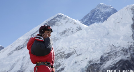 TeliaSonera helps launch 3G on Mount Everest