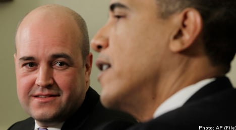 Reinfeldt keen on housework: US embassy