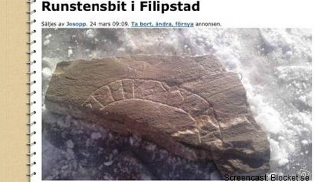 Students' 'runestone' ad fools Swedish papers