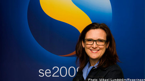 Malmström opens for EU border controls