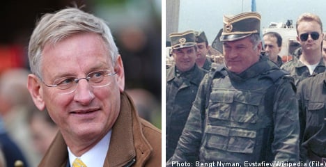 Bildt: Mladic arrest ‘a good day for Europe’