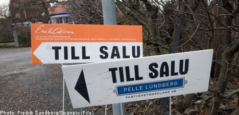 Swedish realtors fear falling property prices