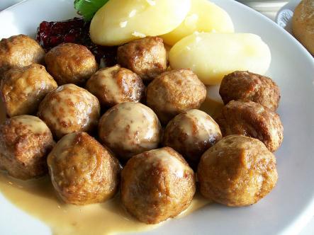 Meatballs<br>Meatballs are another standard dish and everyone has their own family recipe. Although meatballs are found in many different world cuisines Swedish meatballs are arguably the most well-known with the world-wide phenomenon of Ikea.Photo: miss eskimo-la-la/Wikipedia (File)