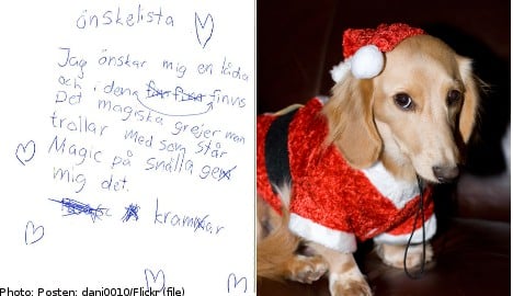 Swedish kids ask Santa for pets and phones