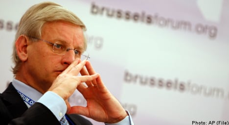 Bildt ‘worried’ over WikiLeaks smear plans