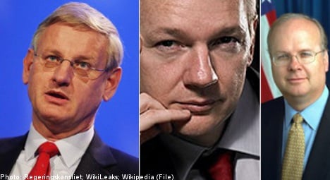WikiLeaks smear effort to reveal Bildt as US 'spy'