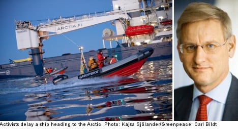 Arctic oil drill ban would be 'irresponsible': Bildt