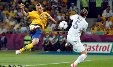 Spectacular Zlatan goal voted 'best of Euro 2012'