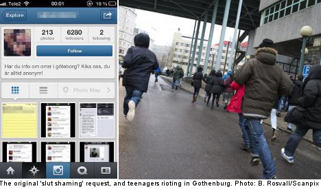 Swedish teens riot over Instagram sex rumours