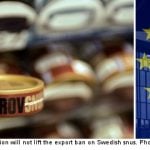EU to uphold export ban on Swedish snus