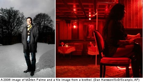 Olof Palme’s son reports brothel film for slander