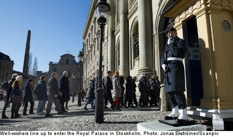 Swedes pay respects to Princess Lilian