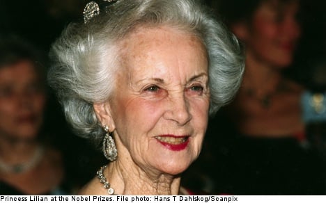 Sweden’s Princess Lilian dead at 97