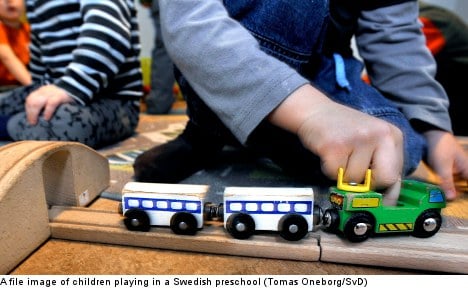 Wanted: Men to work in Swedish preschools