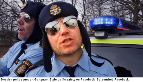 Swedish cops bask in Gangnam Style viral glow
