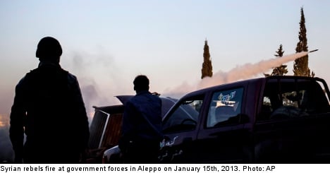 Bildt warns of ‘arms race’ in war-torn Syria