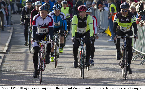 Annual cycling event takes dramatic turn