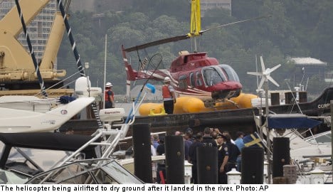 Swedes survive New York helicopter drama