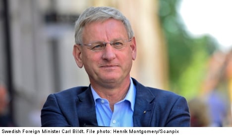 Sweden’s Carl Bildt top of the tweep-stakes