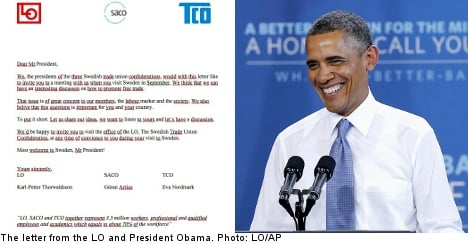 Unions red-faced over typo-strewn Obama letter