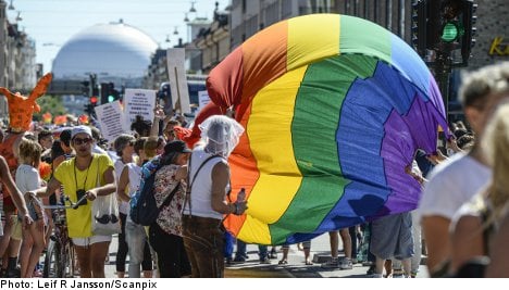 Huge crowds pack Stockholm for Pride