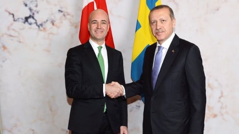 Sweden puts weight behind Turkey EU bid
