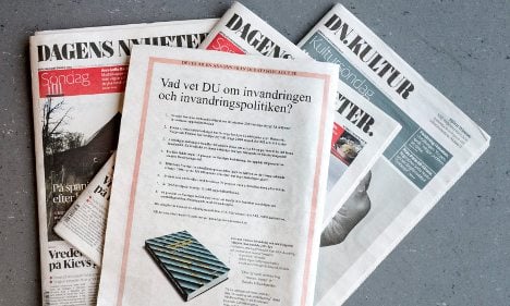 Swedes in uproar over ‘xenophobic’ book ad