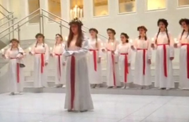 VIDEO: The sounds of Swedish Lucia