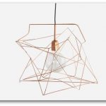 The SPO360 is a copper wire frame lamp in an asymmetrical design by Danish House Doctor. It's simple, yet new and different. An easy transition from the old standard Scandinavian aesthetic to a more futuristic look. Copper has been gaining momentum these past couple of years and it was everywhere at Formex 2014.Photo: House Doctor