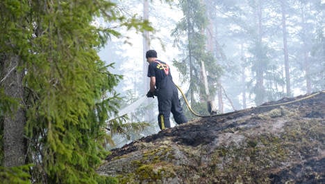 Swedes critical of fire evacuation efforts
