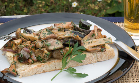 How to make seasonal Swedish mushroom toast