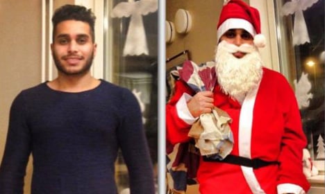 Muslim Santa spreads Swedish Christmas joy