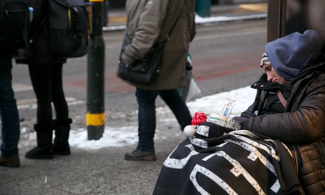 What’s it like being homeless during Sweden’s winter?