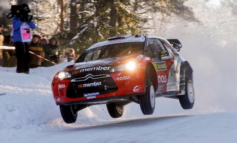Mild weather plays havoc with Nordic car rally