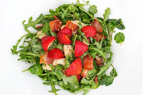 How to make a Swedish chicken and strawberry salad