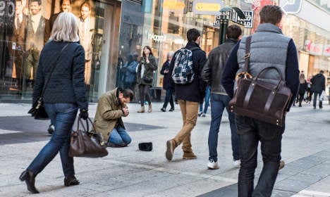 Majority of Stockholmers want to ban begging: survey