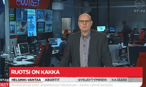 Finnish TV channel: ‘Sweden is crap’