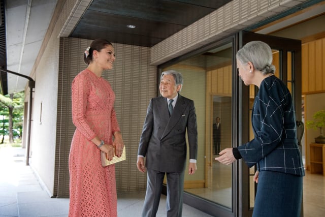 Sweden’s Crown Princess Victoria on solo trip in Japan