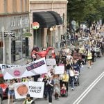 Protesters march against 'chaos' in Swedish maternity care