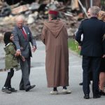 King of Sweden visits burned-down mosque in Örebro