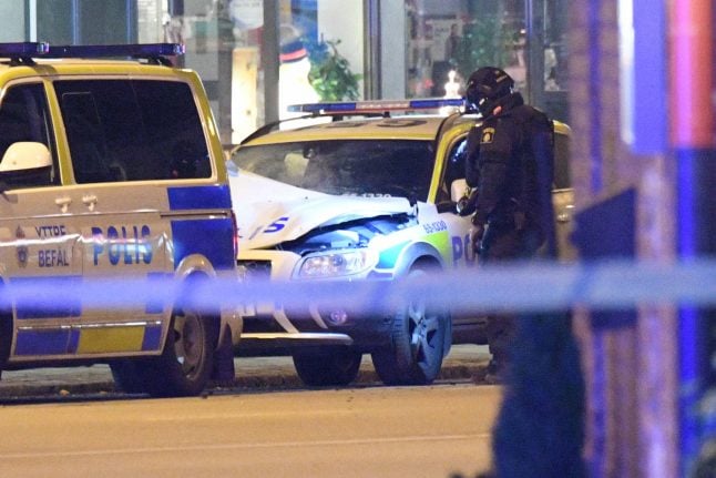 One arrested after police car explosion in Malmö
